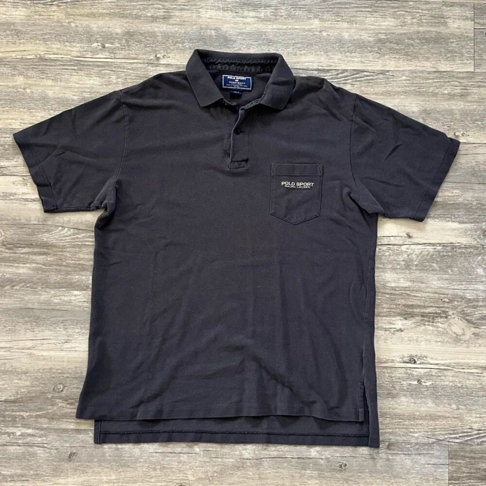 Vintage Polo Sport Sportmans Ralph Lauren Shirt Size Large